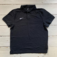 Nike Swoosh Black Polo Shirt (XL)