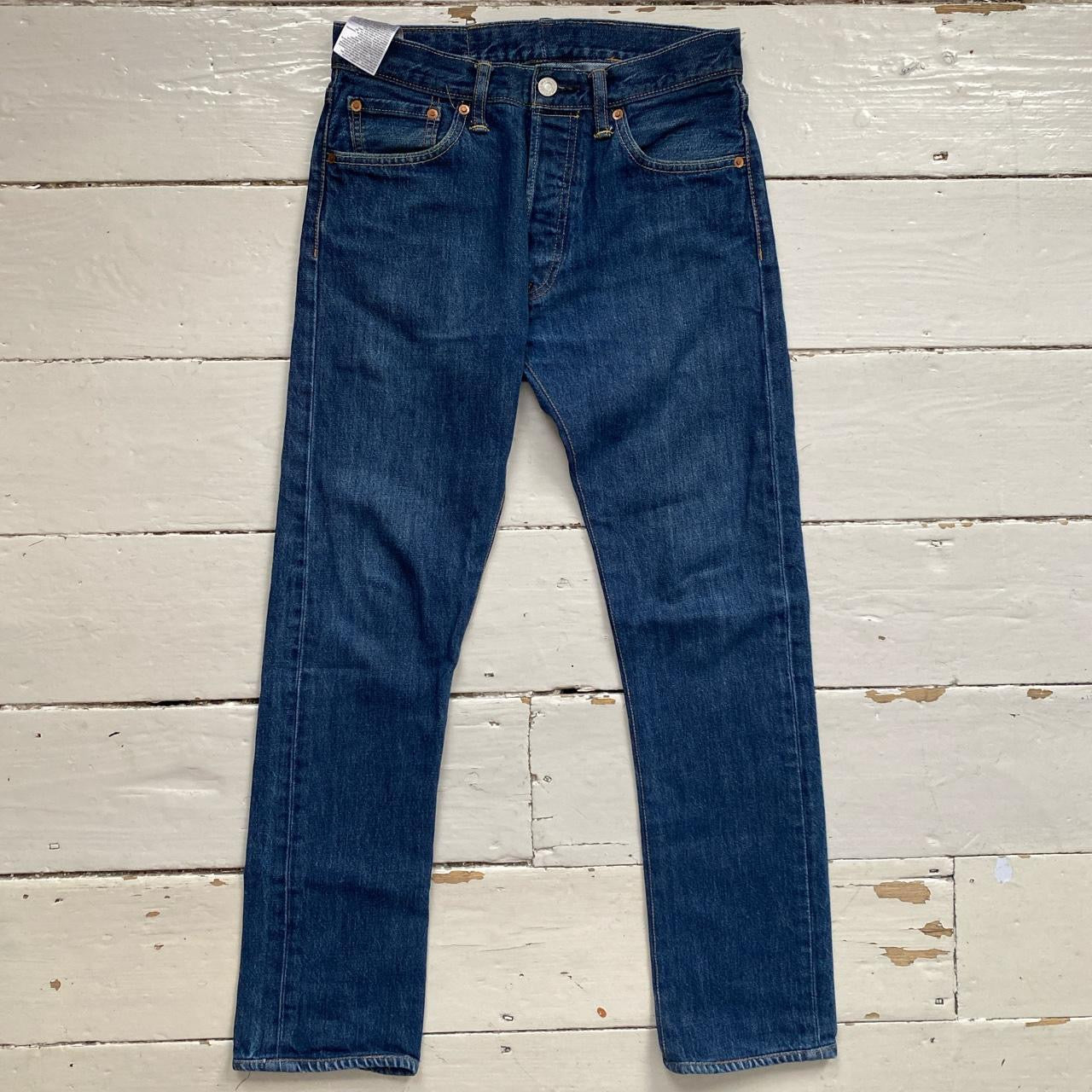 Levis 501 Dark Navy Jeans (30/29)