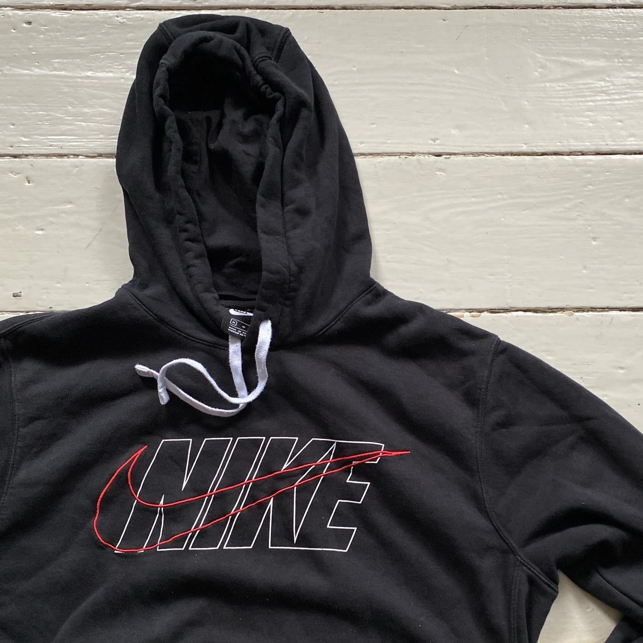 Nike Club Swoosh Black Hoodie (Medium)