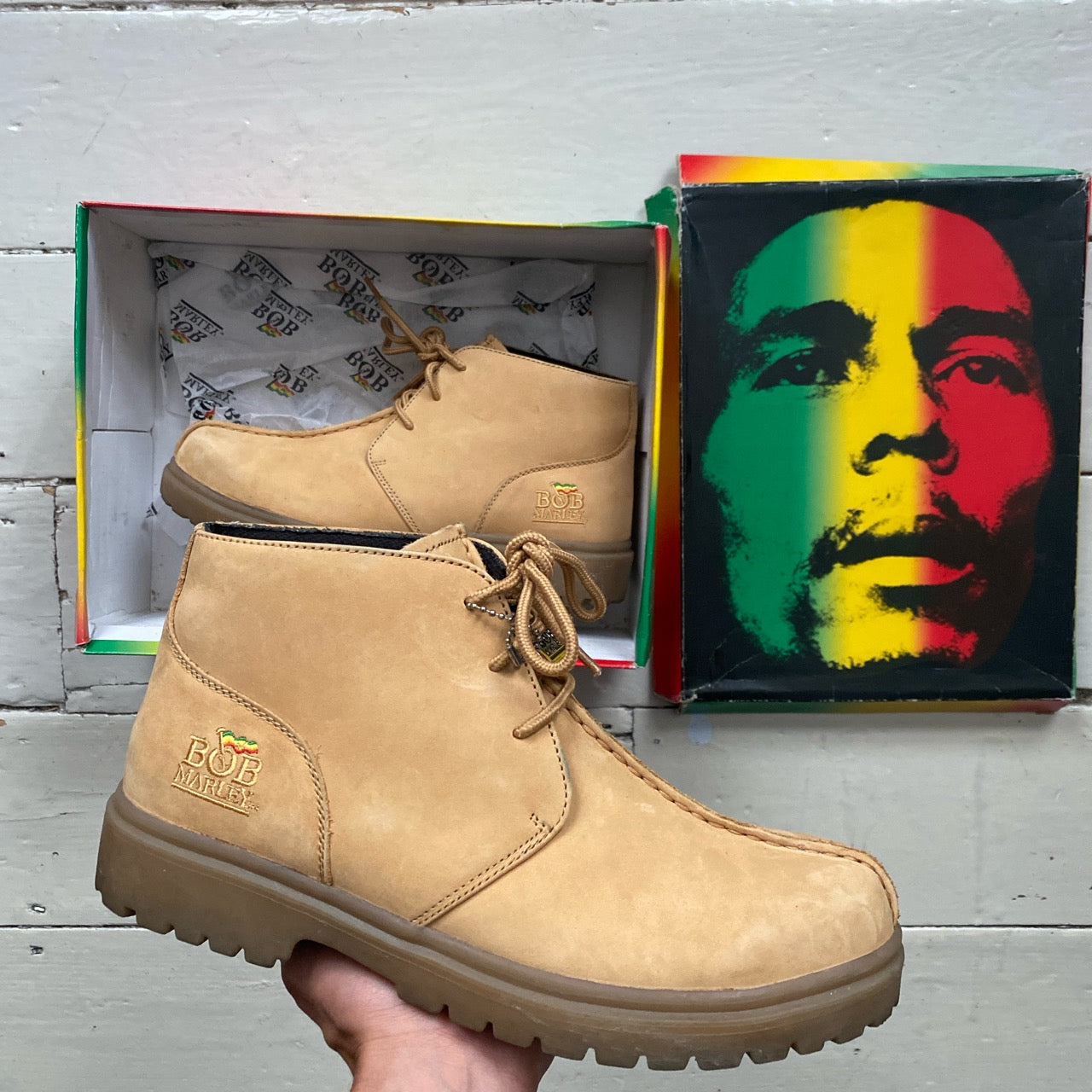 Bob Marley Footwear Tan Boots (UK 9)