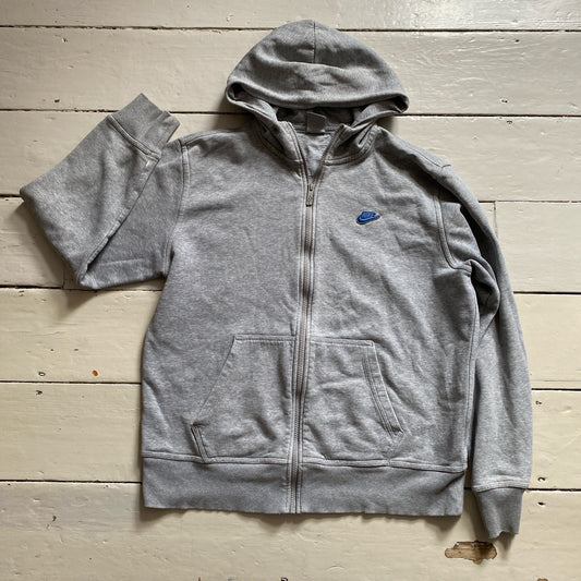 Nike Swoosh Grey Hoodie (Large)