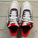 Nike Air Force 1 White Red Navy (UK 11.5)