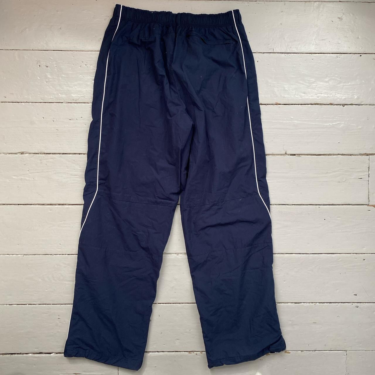 Nike Vintage Navy Shell Bottoms (Large)