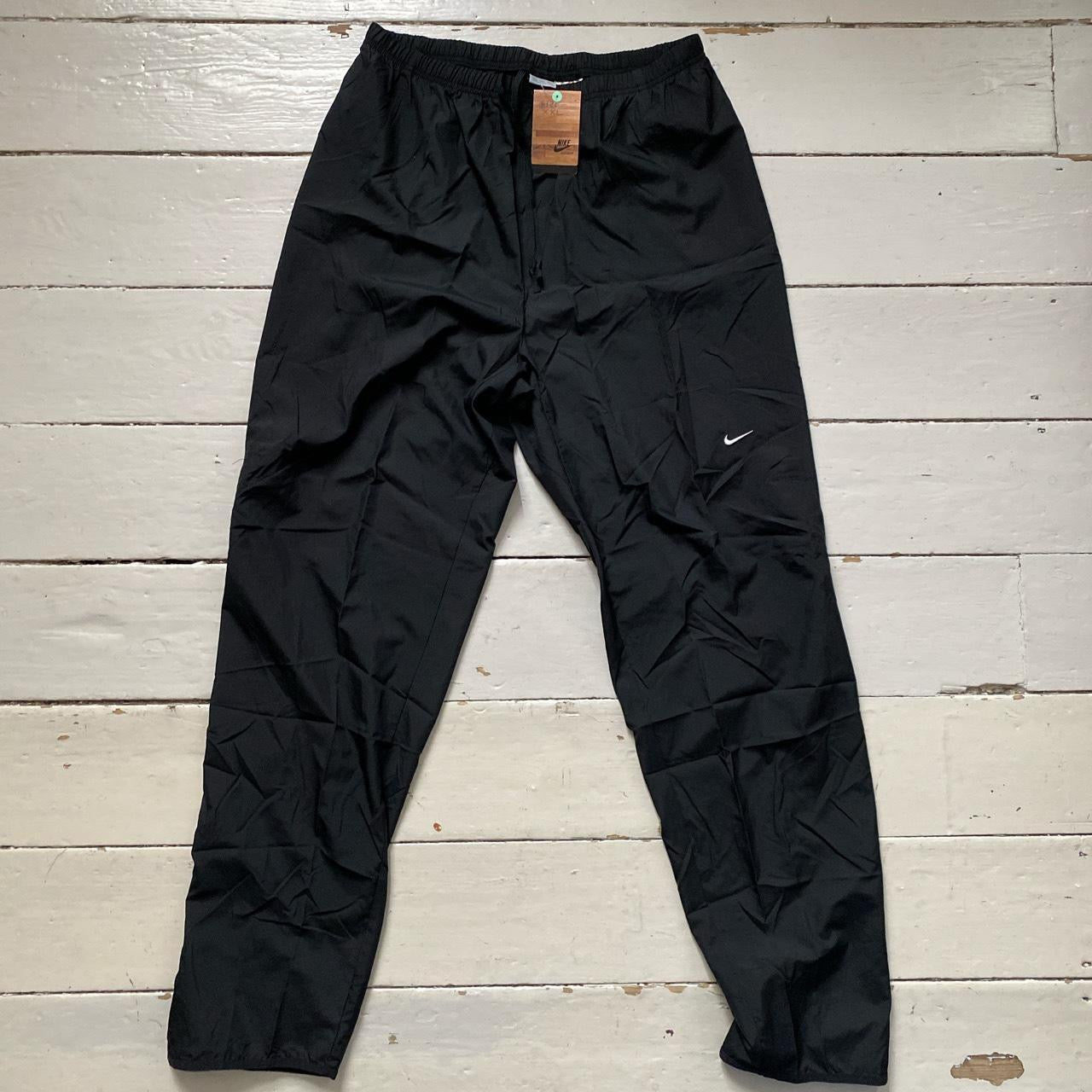 Nike Vintage Swoosh Black Shell Bottoms (XXL)