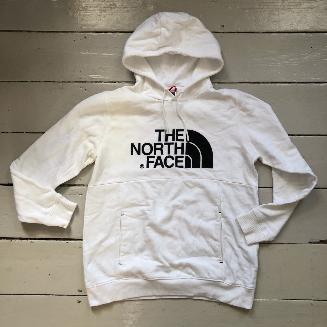 The North Face White Hoodie (Medium)