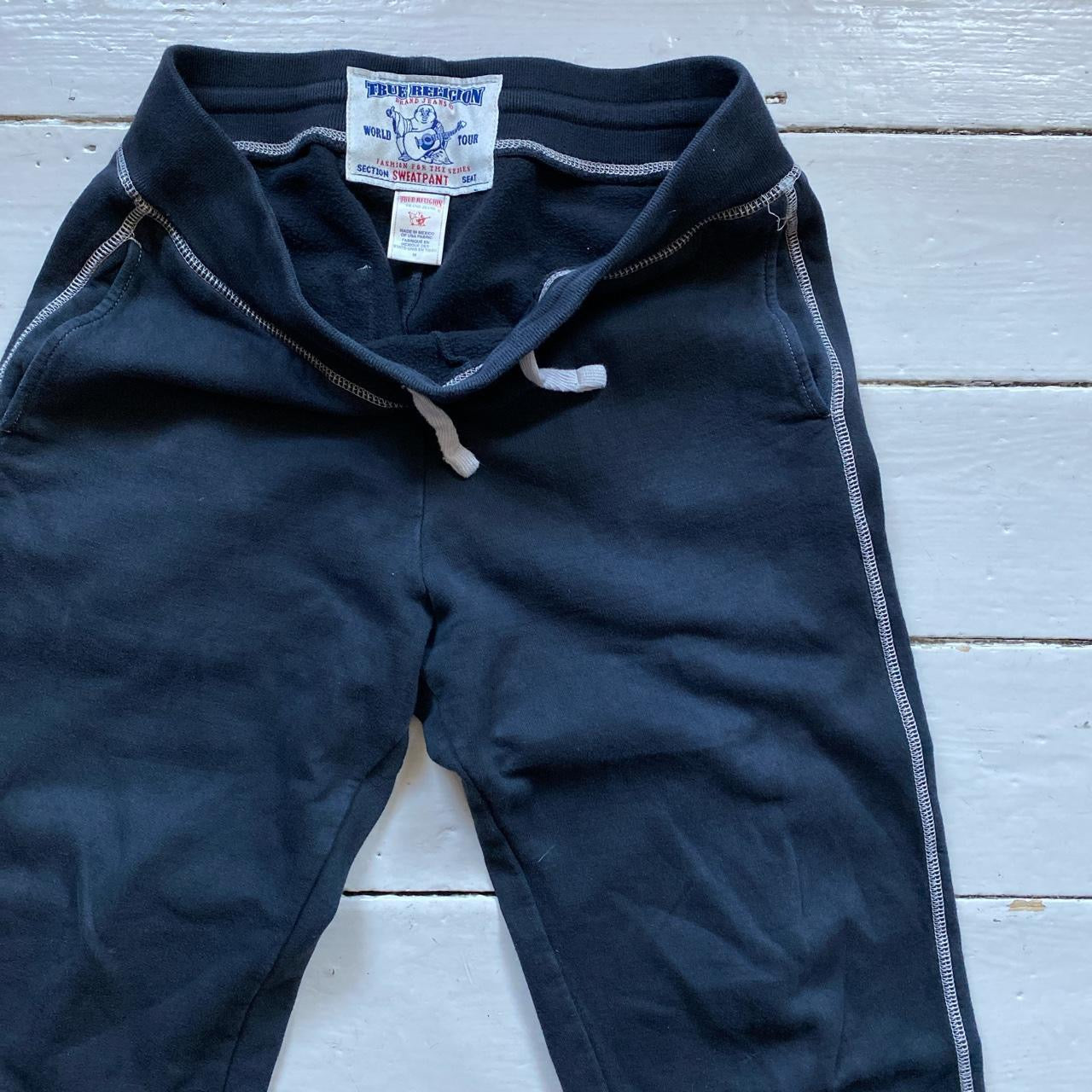 True Religion Studded Stitch Joggers (Medium)