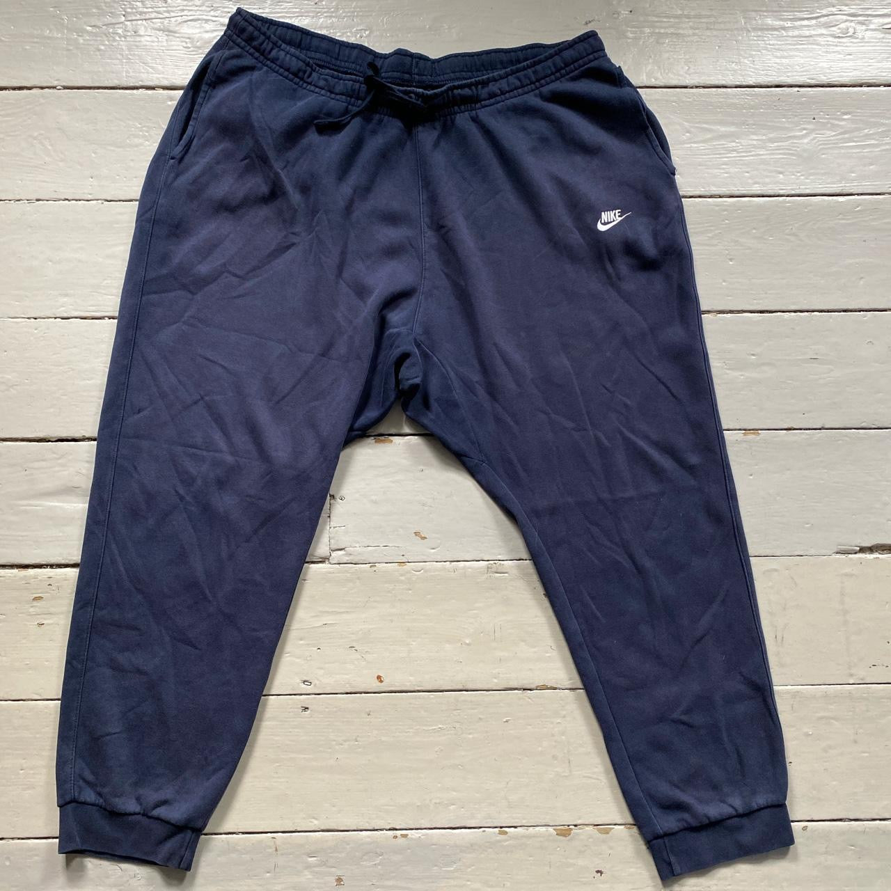 Nike Swoosh Navy Joggers (4XL)