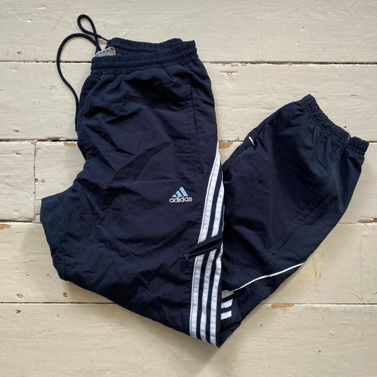 Adidas Navy Shell Bottoms (Medium)