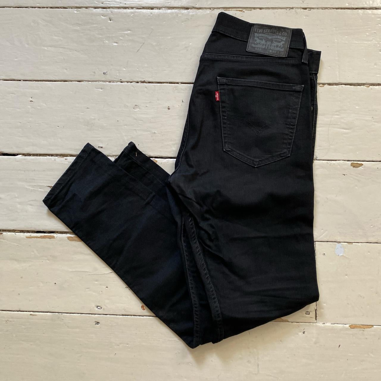 Levis 512 Black Jeans (33/30)