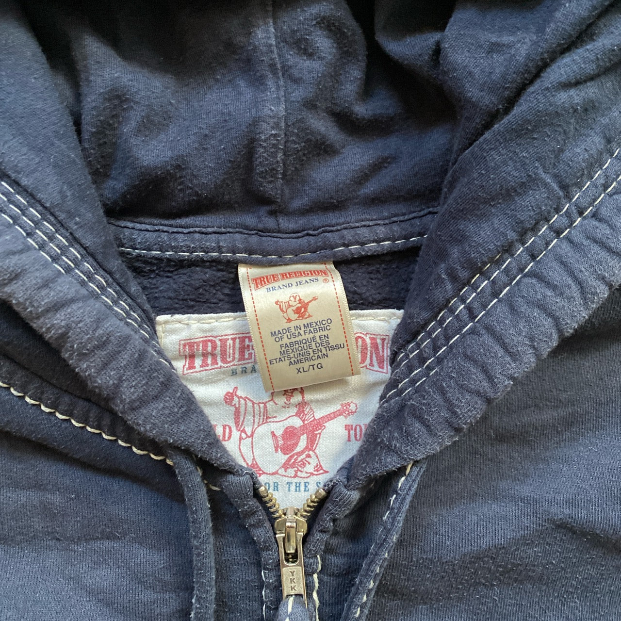True Religion Big Tri Stitch Contrast Stitch (XL)