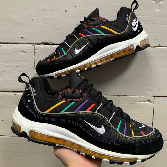 Nike Air Max 98 Black Multi (UK 13)