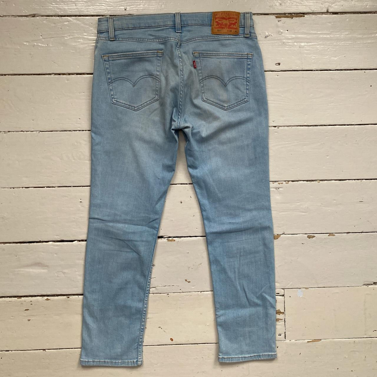 Levis 511 Light Blue Jeans (33/30)