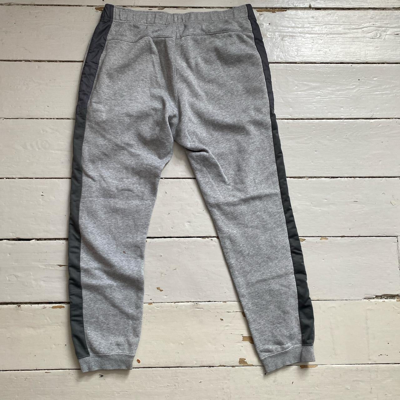 Nike Swoosh Grey Joggers (Medium)