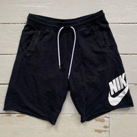 Nike Swoosh Black Shorts (Large)