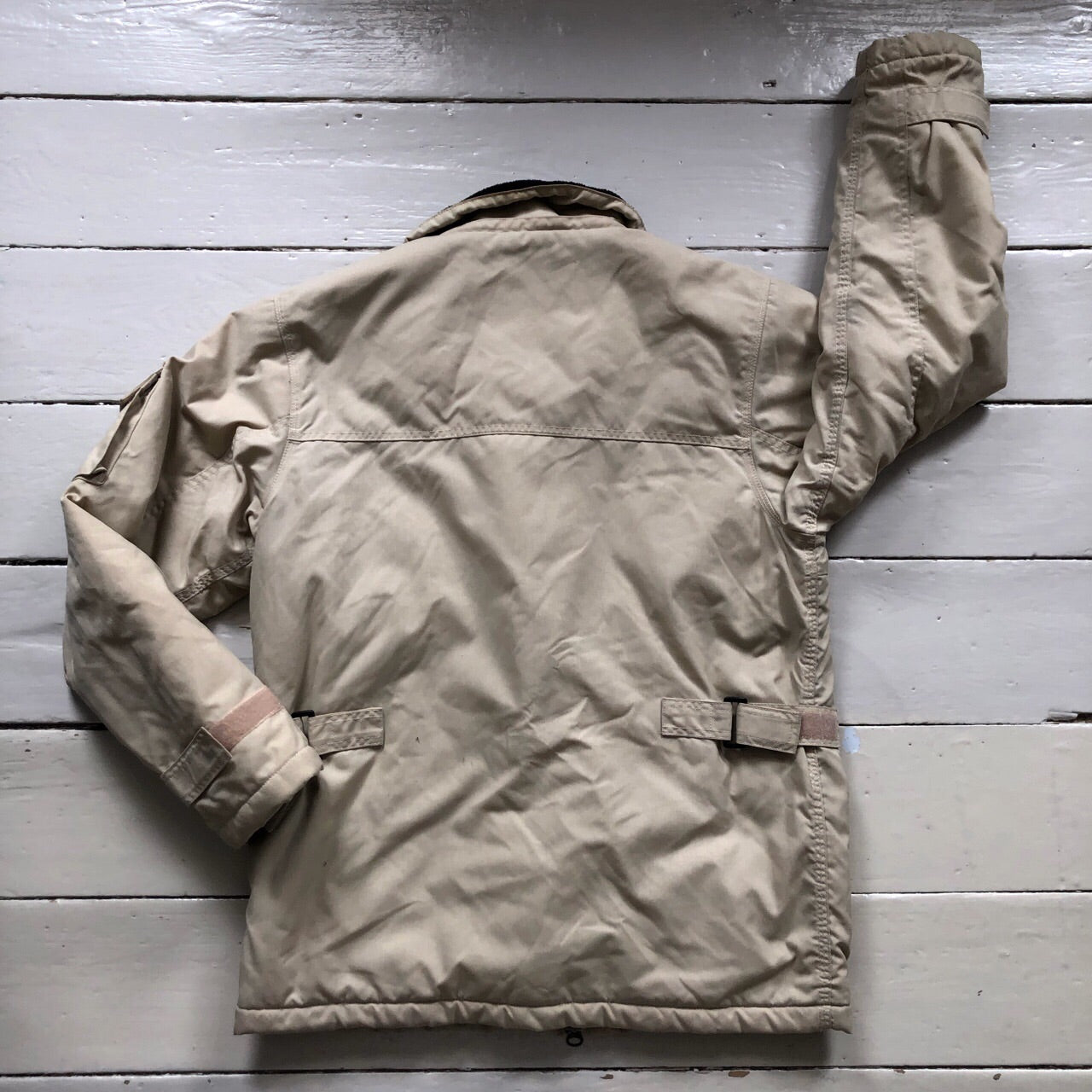 Avirex Khaki Padded Jacket (Small)