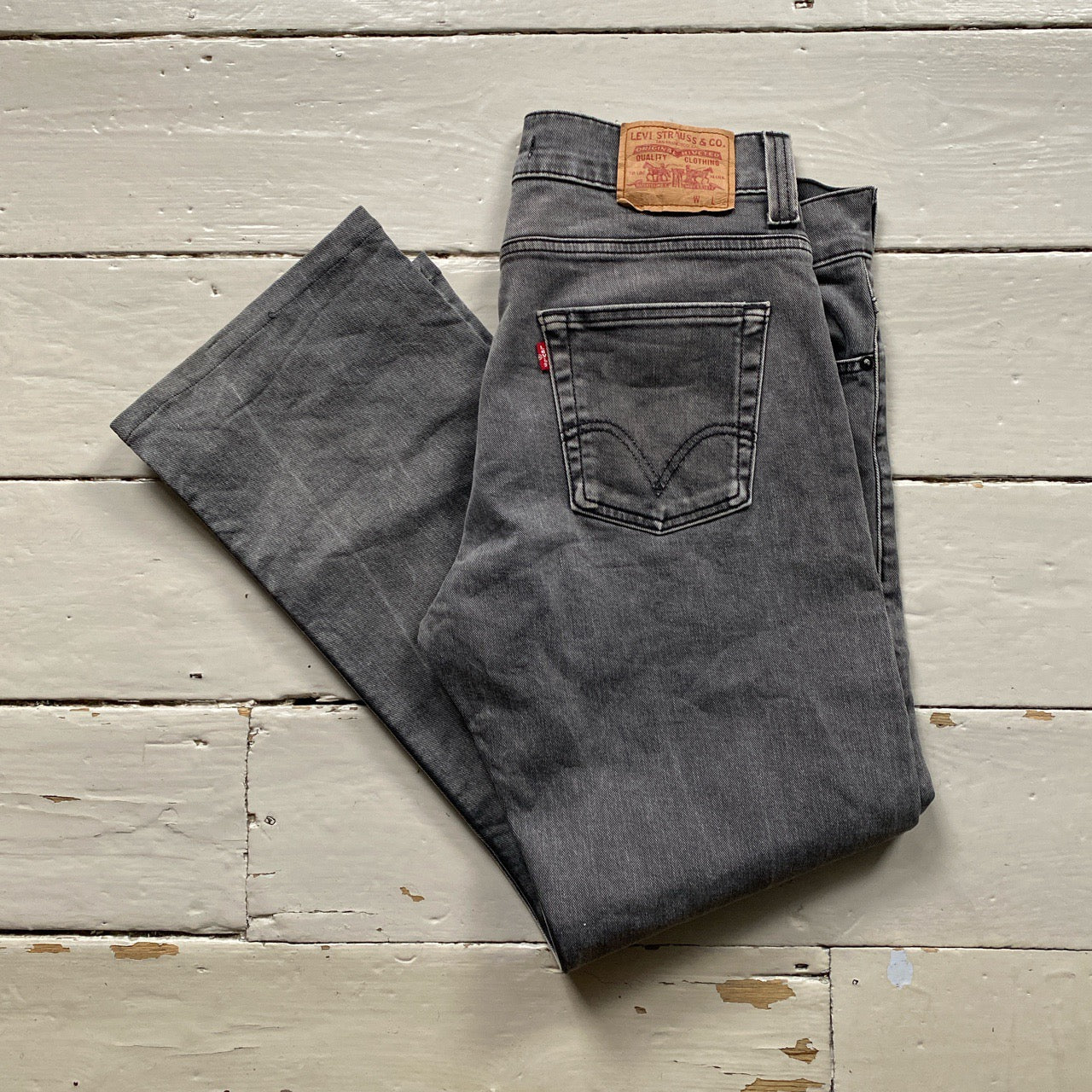 Levis 596 Grey Jeans (34/29)