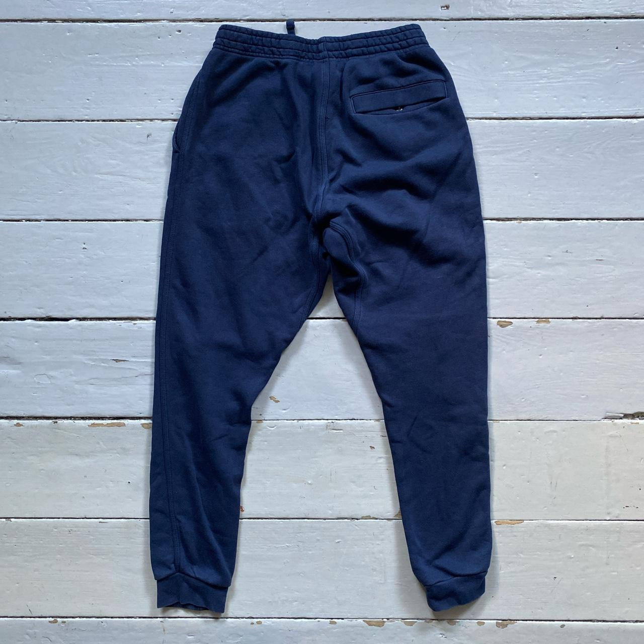 Nike Swoosh Navy Joggers (Small)