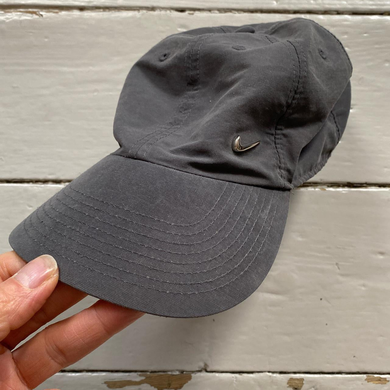 Nike Silver Swoosh Cap