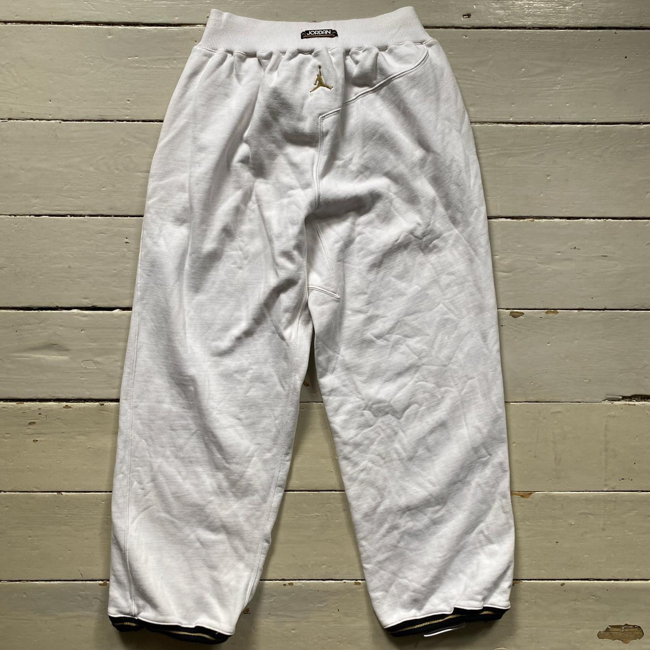 Jordan White Vintage Joggers (Large)