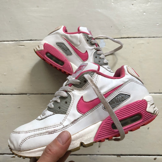 Nike Air Max 90 Vintage Pink & White (UK 5.5)