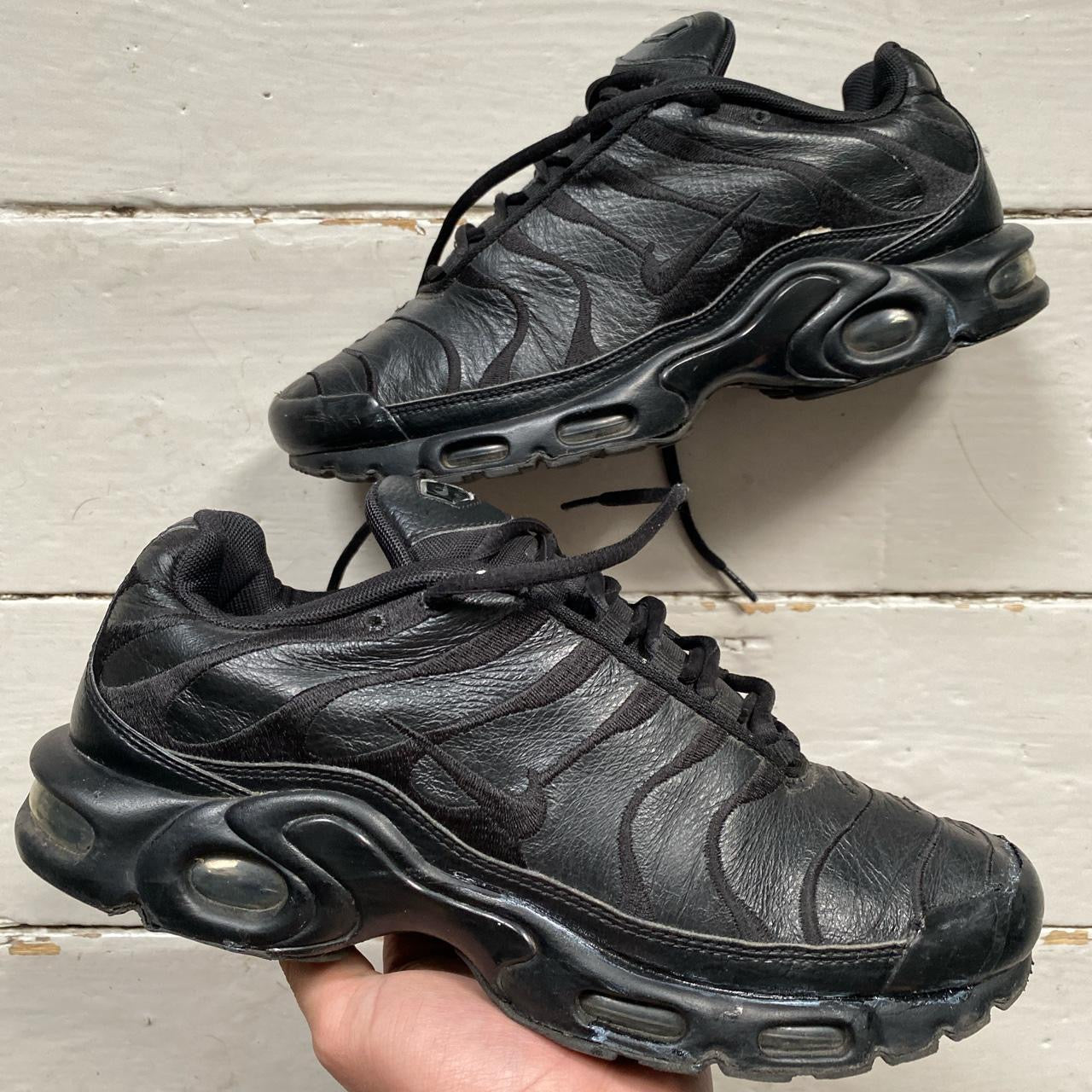 Nike TN Air Max Plus Leather Black (UK 7)