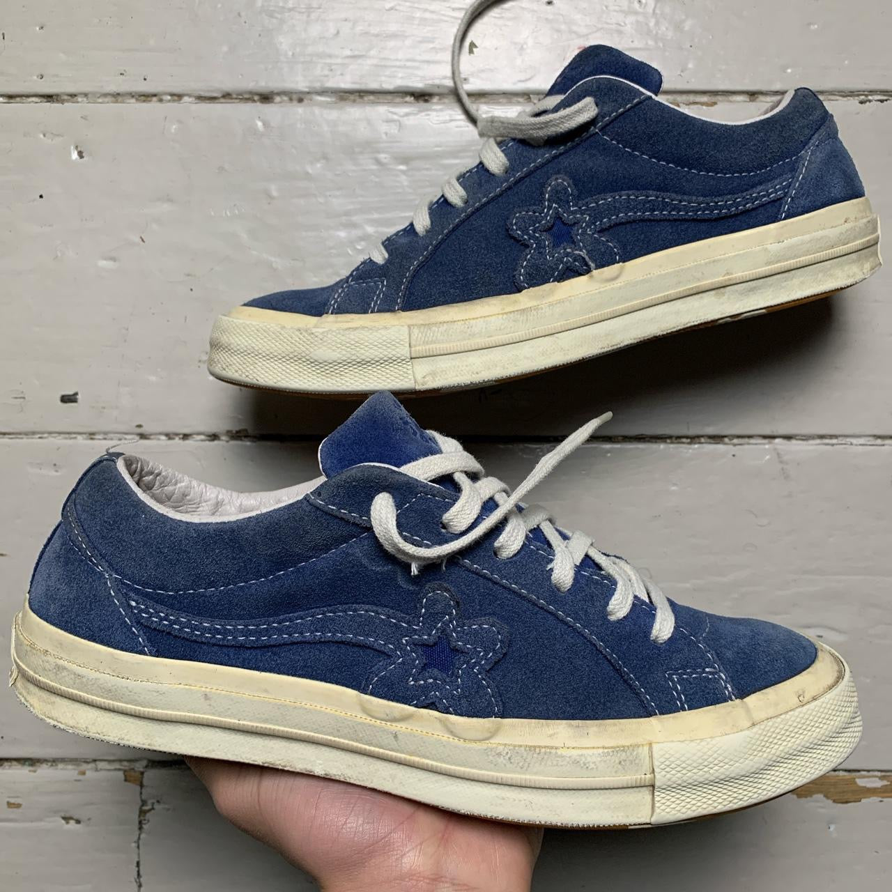 Converse GOLF Le Fleur Blue Trainers (UK 7)
