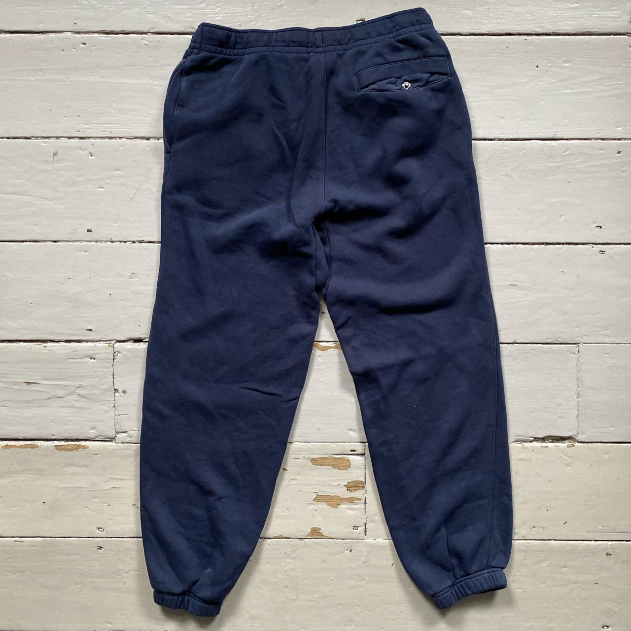 Nike Club Stitch Navy Joggers (Small)