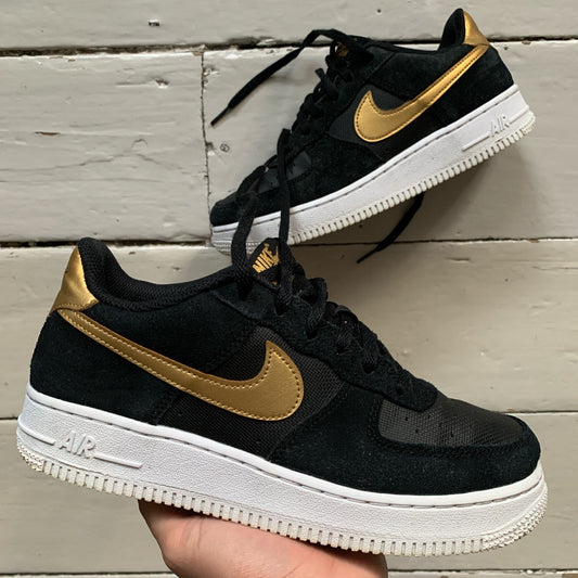 Nike Air Force 1 Black and Gold (UK 5)