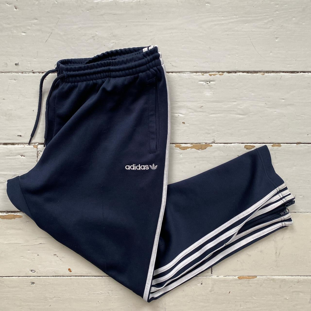 Adidas Navy Track Bottoms (XL)