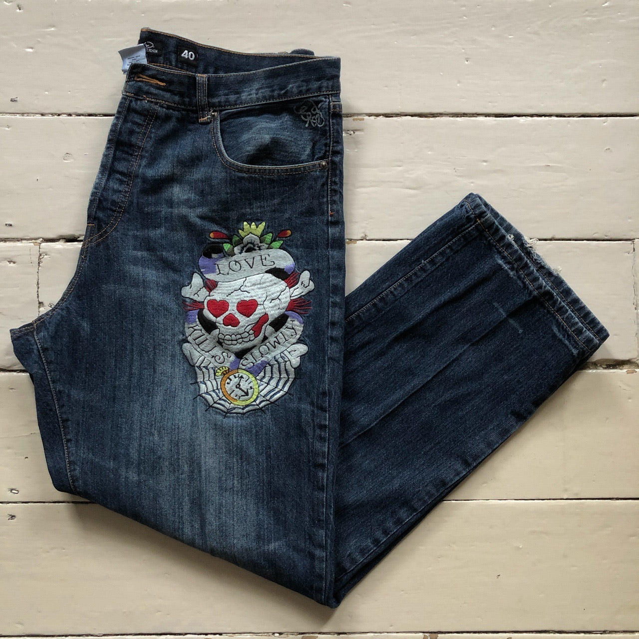 Ed Hardy Love Kills Skull Jeans (40/32)