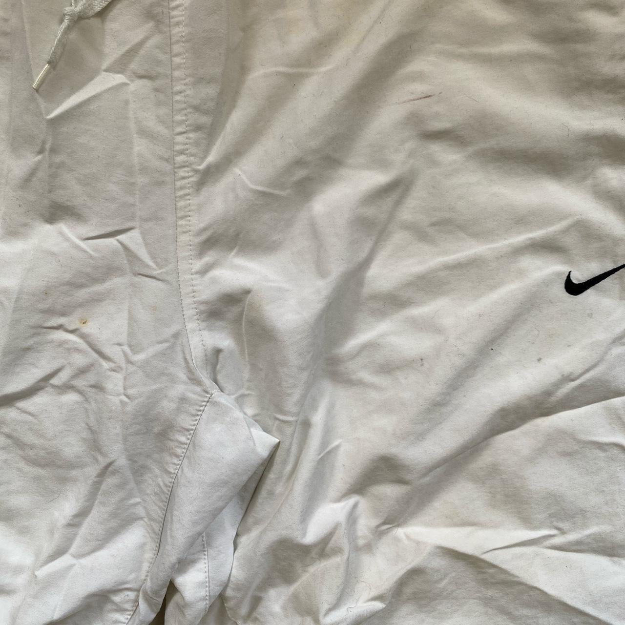Nike Vintage White Shell Bottoms (Large)