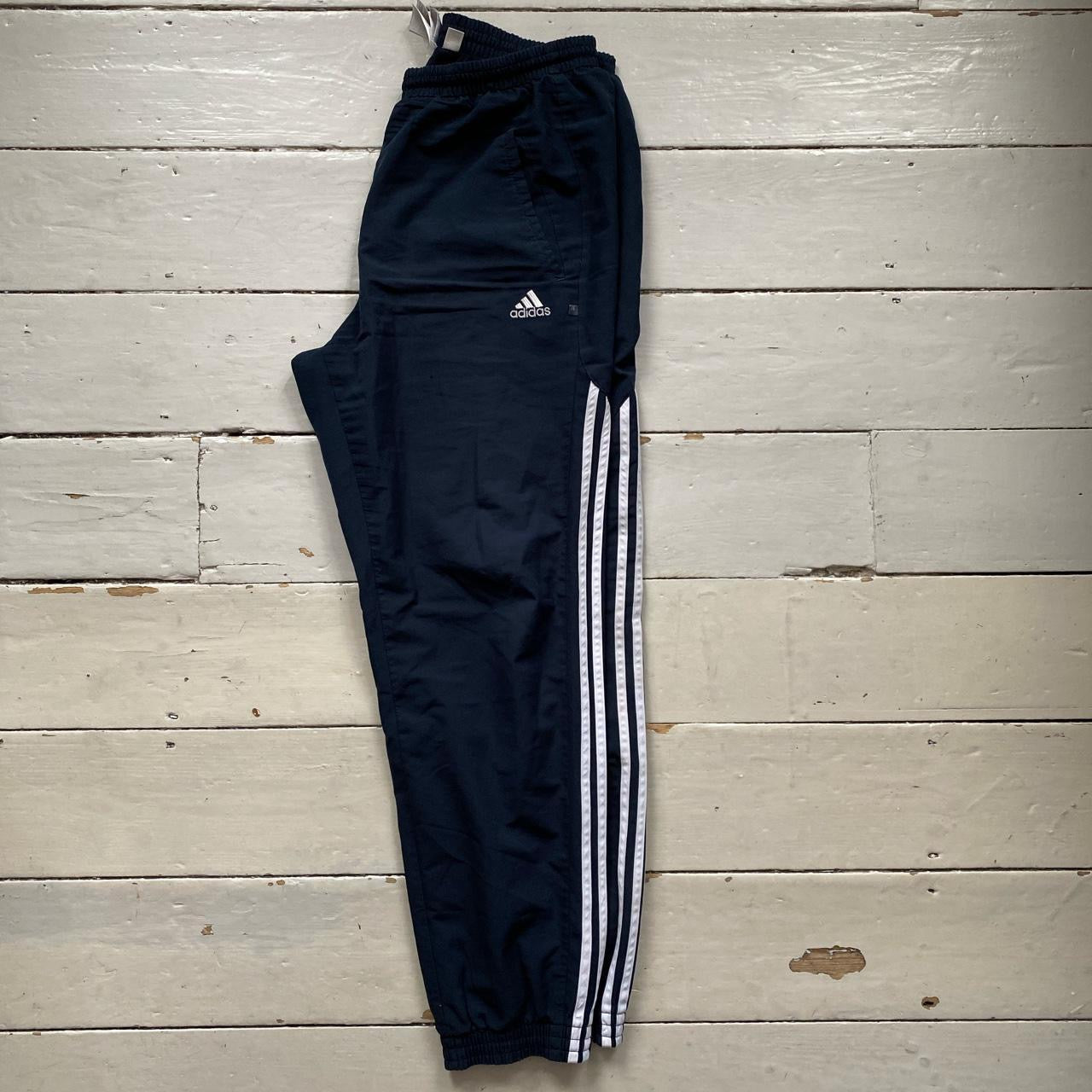 Adidas Navy Shell Bottoms (Large)