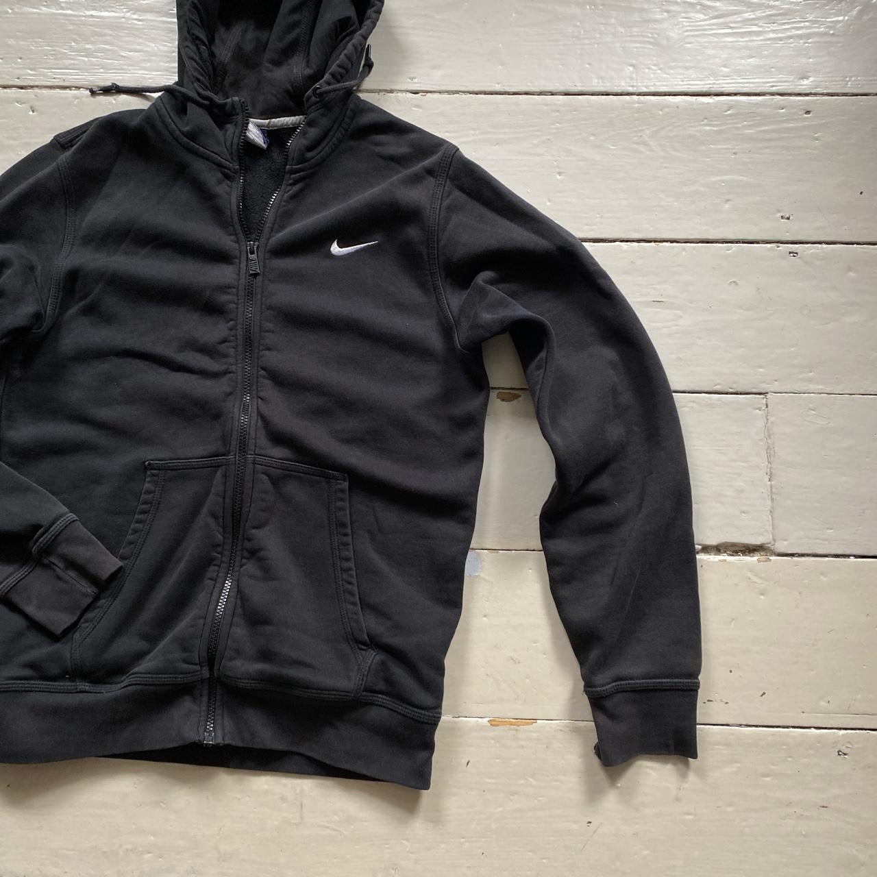 Nike Swoosh Black Hoodie (Medium)