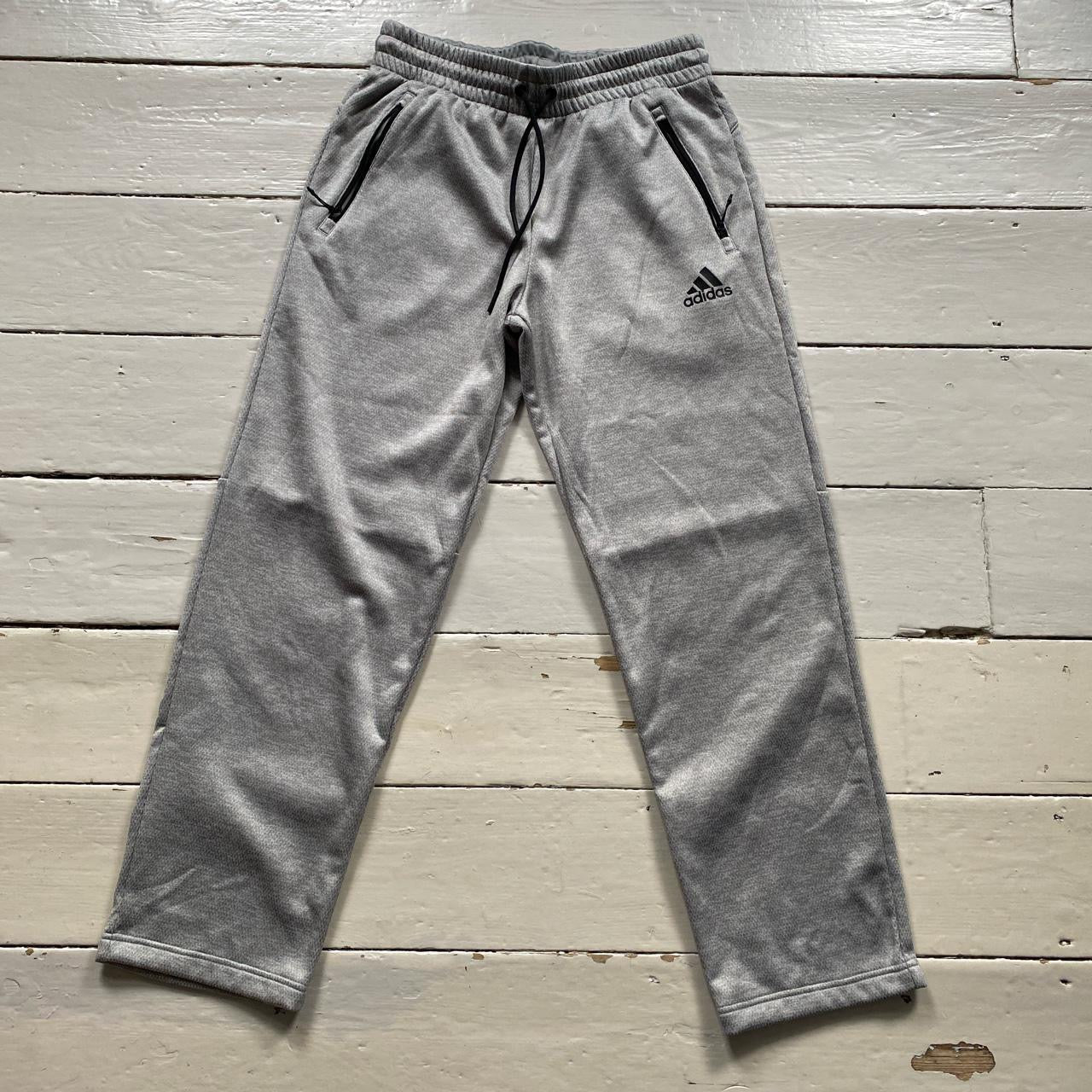 Adidas Grey Joggers (Medium)