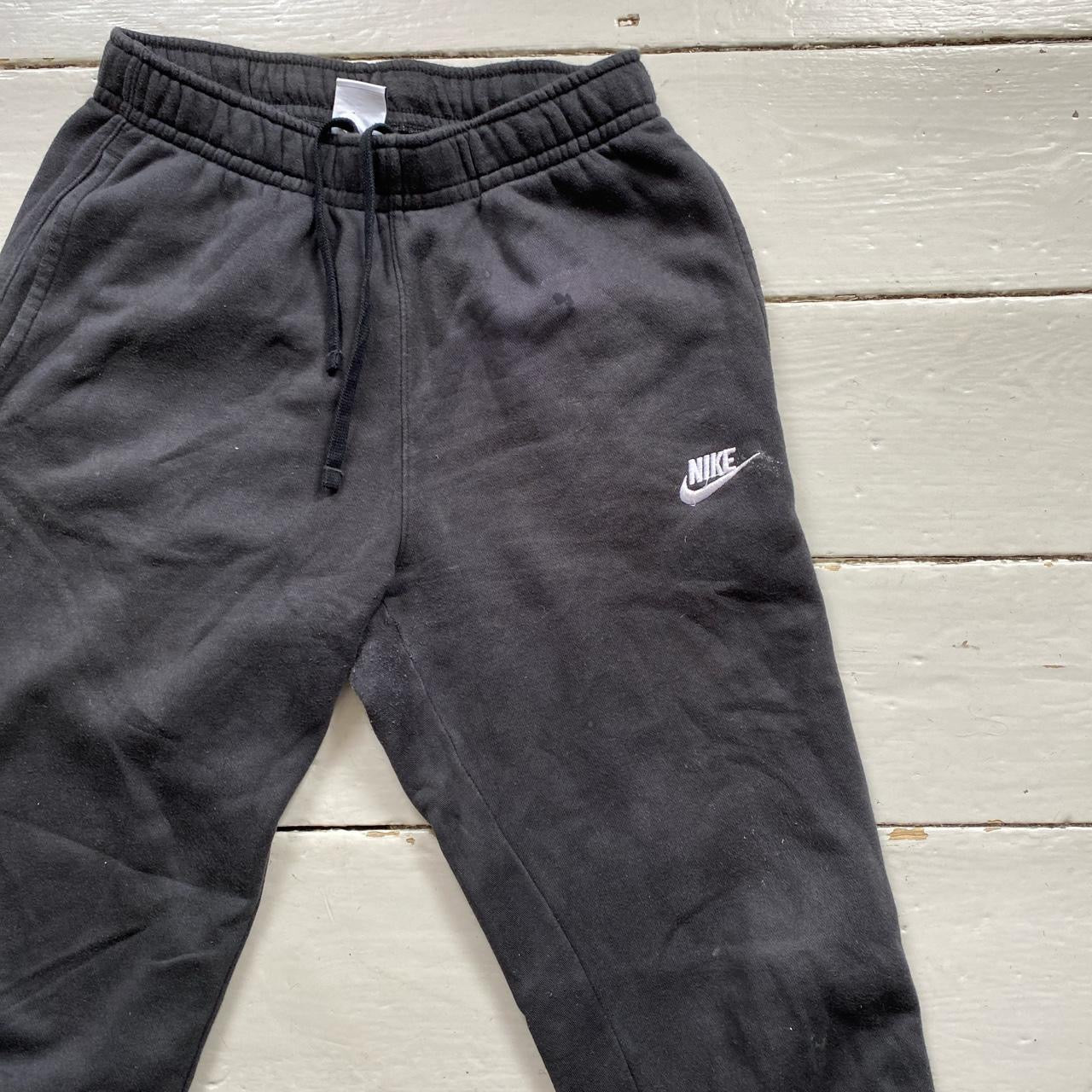 Nike Swoosh Black Joggers (Large)