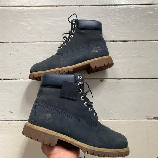 Timberland Blue Nubuck Boots (UK 11)