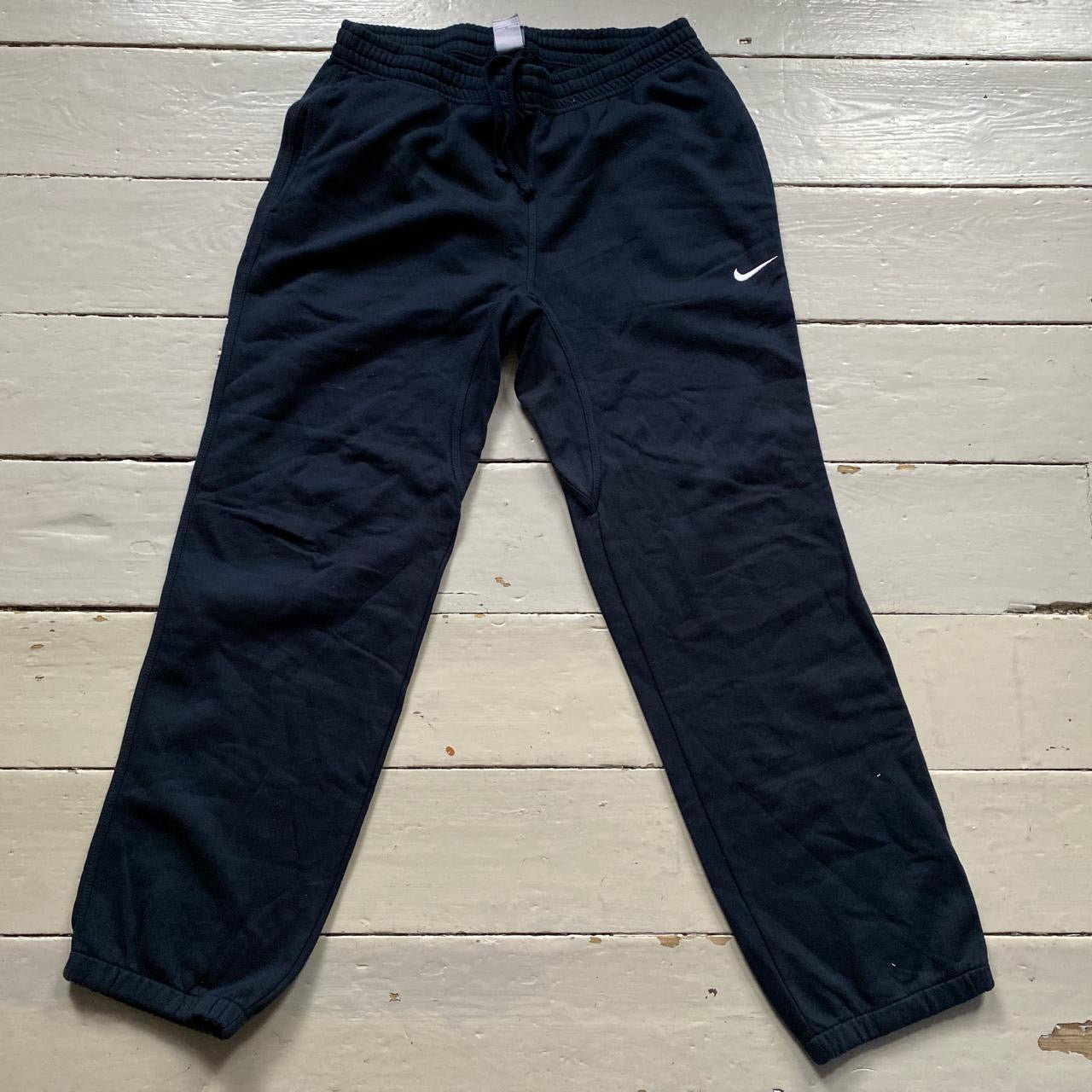 Nike Navy and White Joggers (Large)