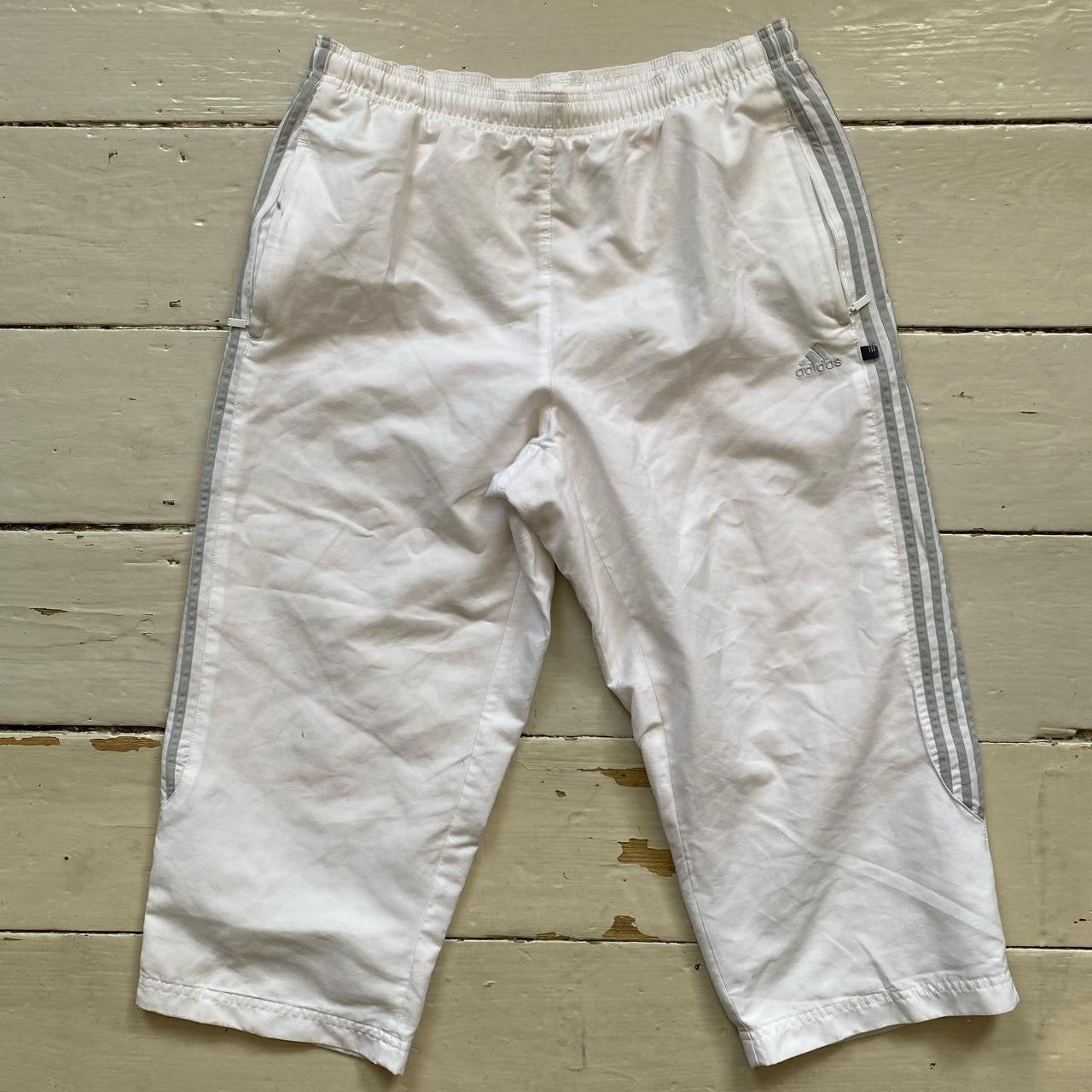 Adidas White Shell Shorts (UK 14)