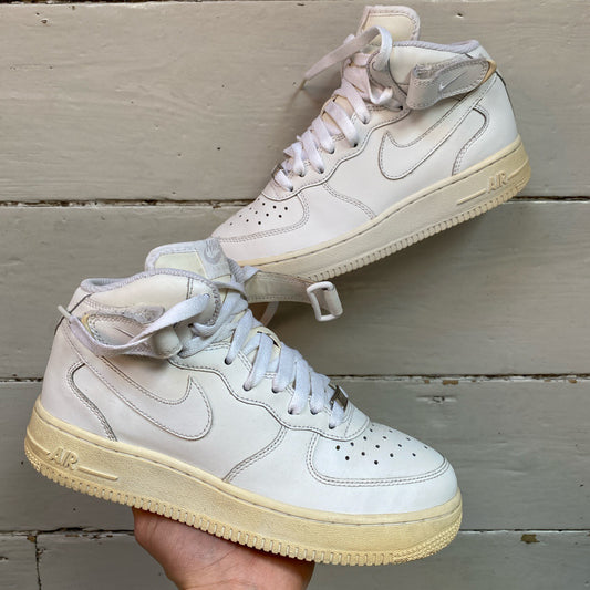Nike Air Force 1 Mid White (UK 5)
