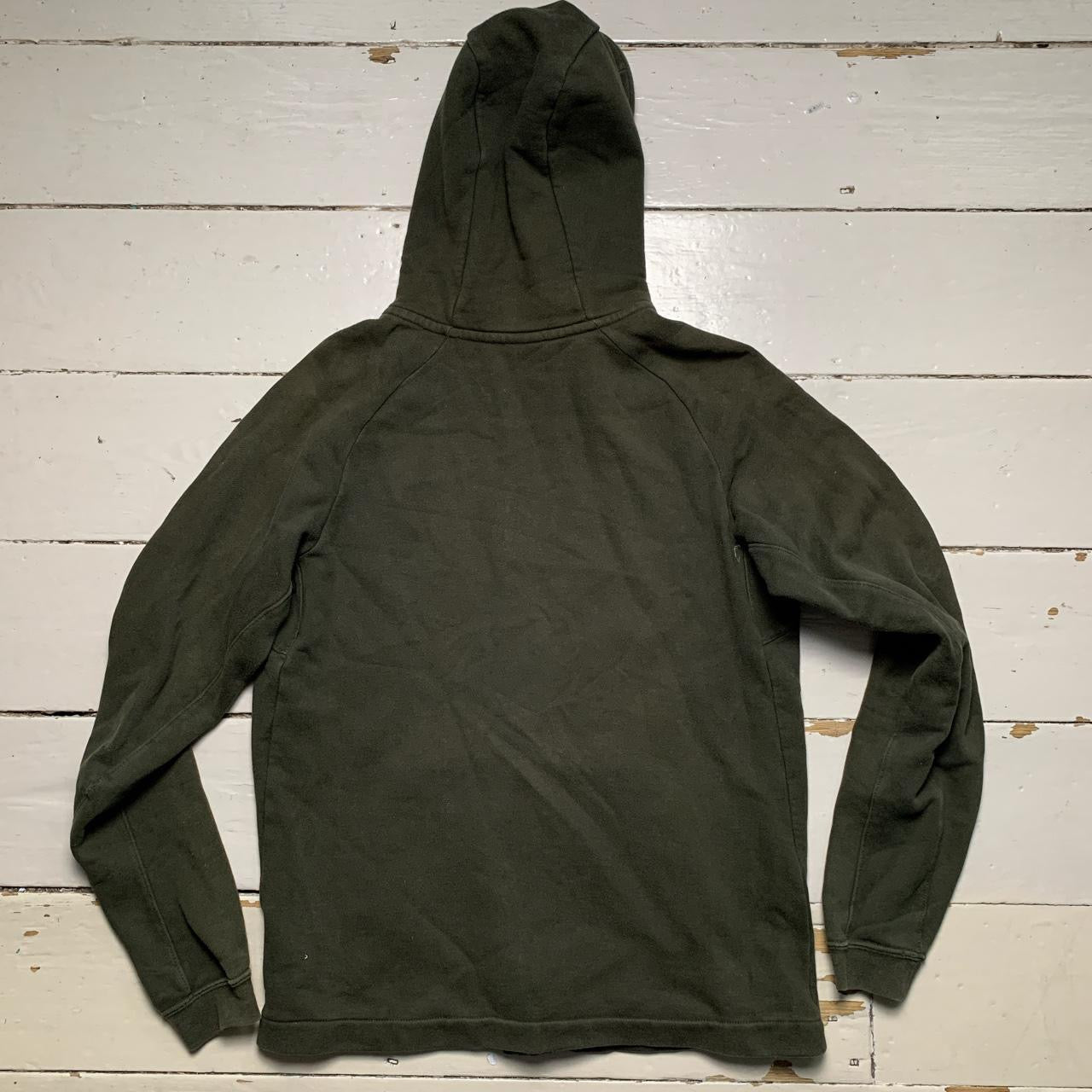 Nike Box Logo Khaki Hoodie (Medium)