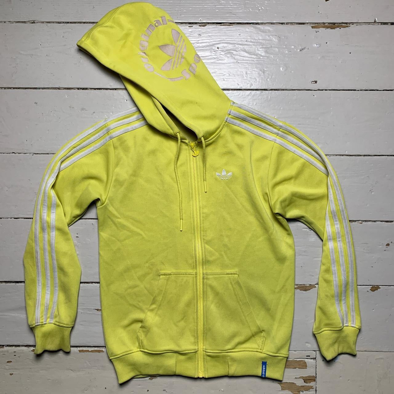 Adidas Yellow Hoodie (XS)