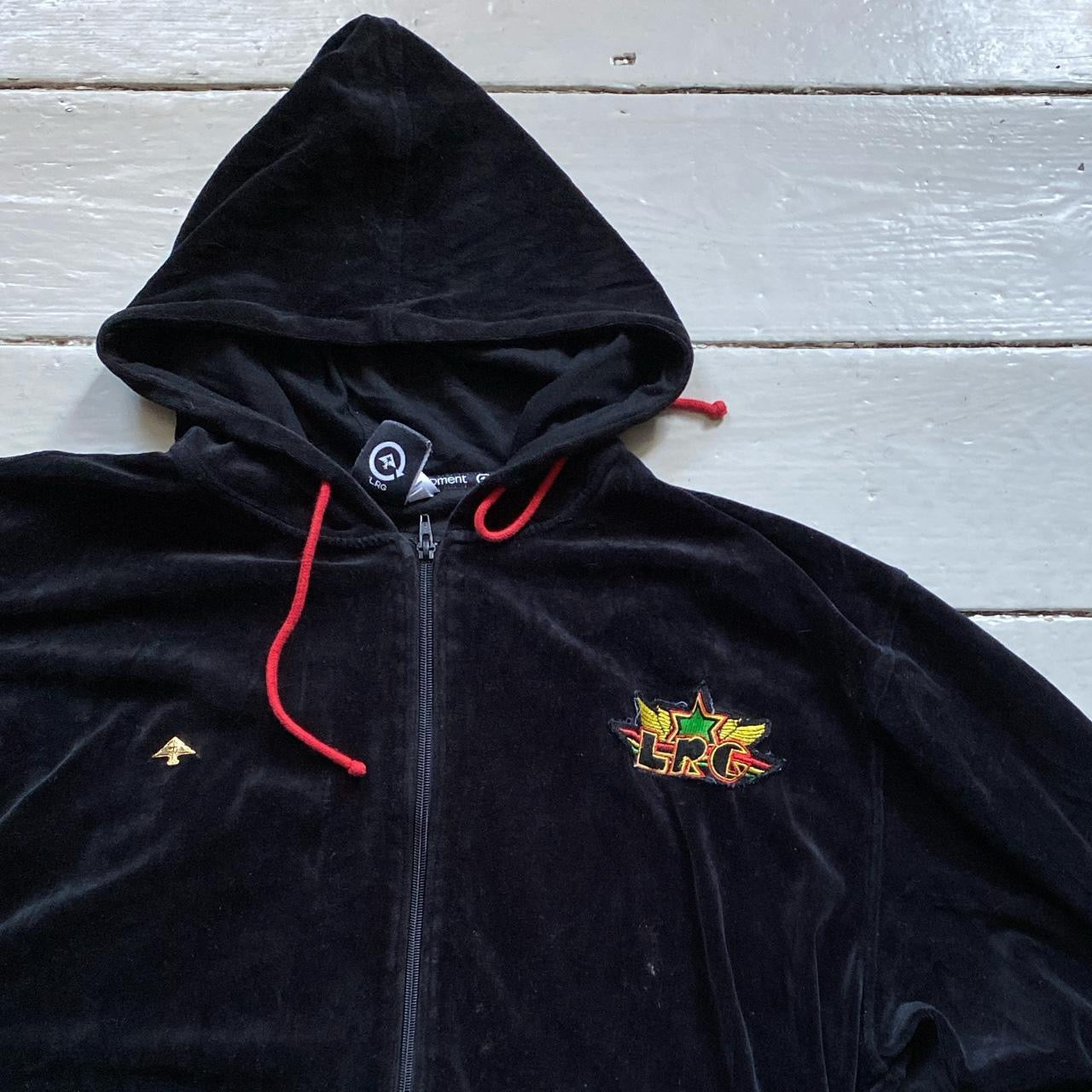 LRQ Velour Rasta Hoodie (Large)