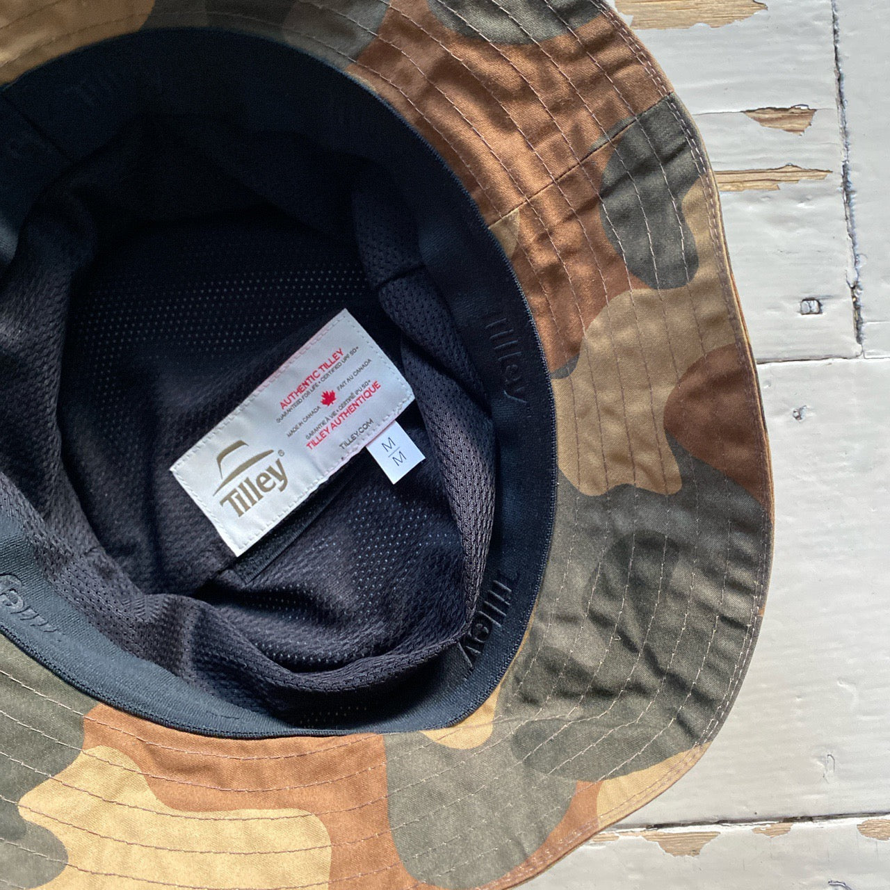 Tilley Camouflage Bucket Hat (Medium)