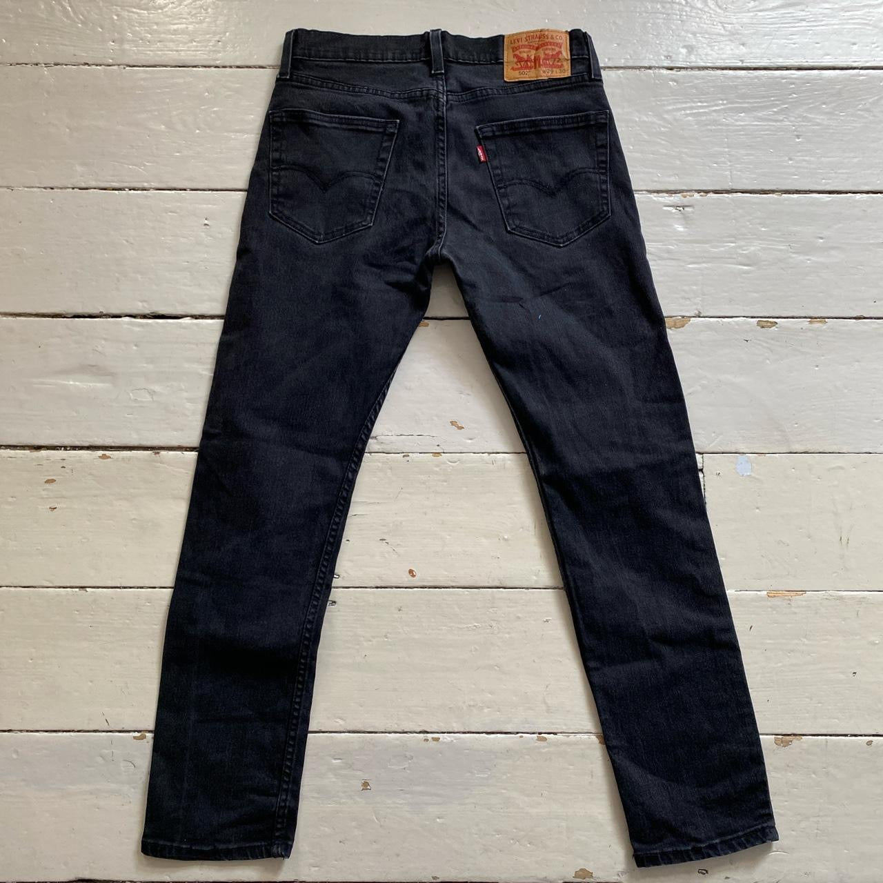 Levis 502 Black Jeans (29/29)