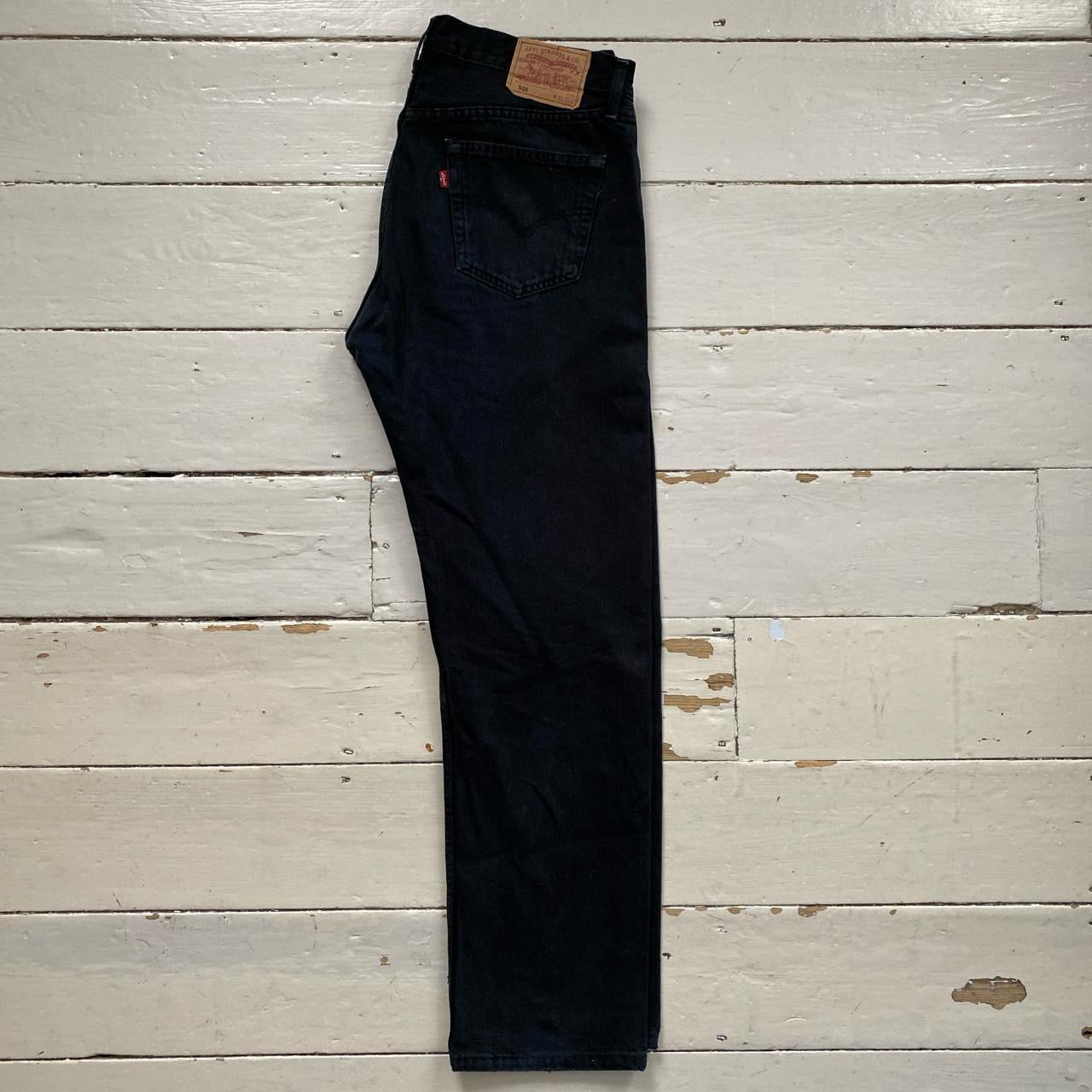 Levis 501 Black Jeans (36/32)