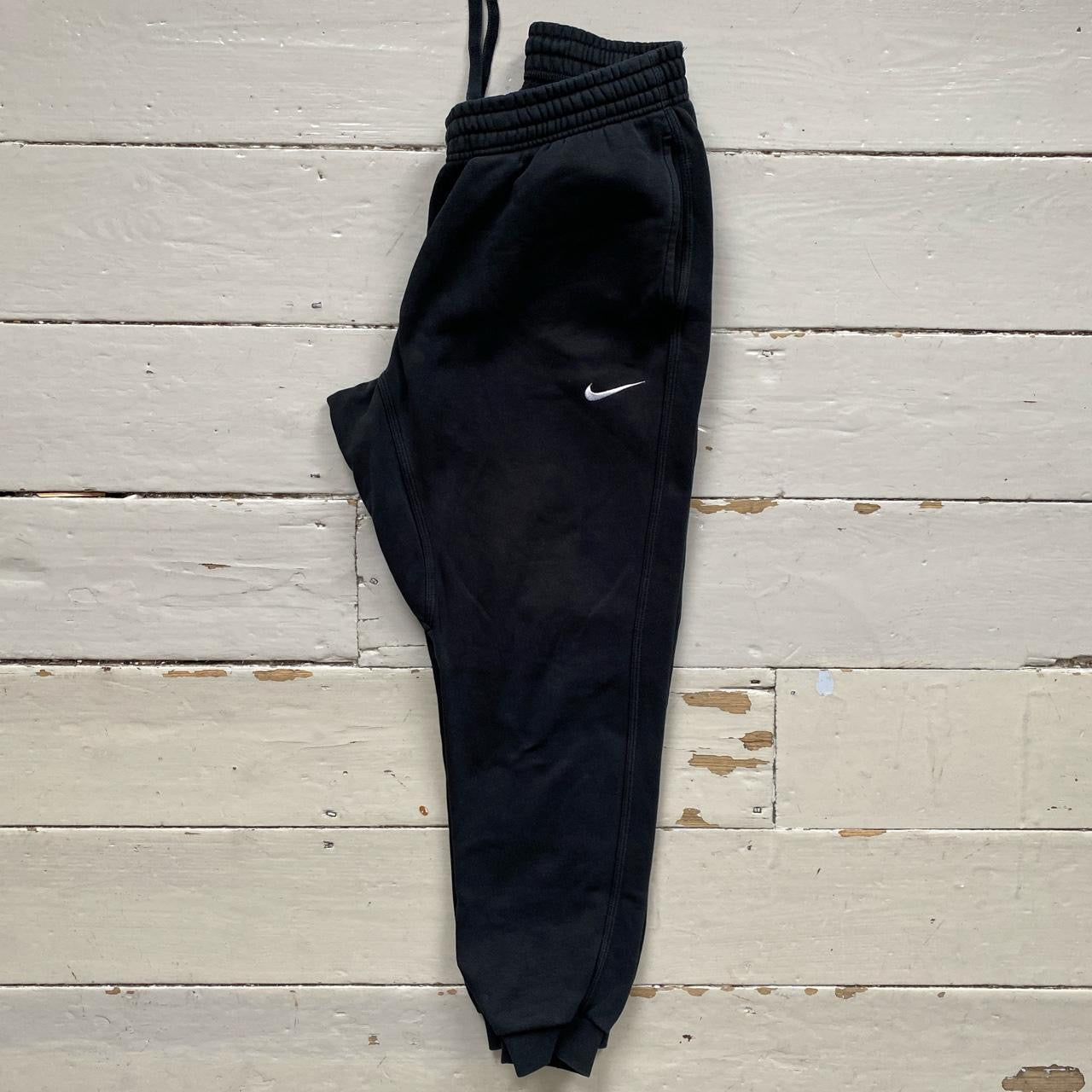 Nike Swoosh Black Joggers (Large)