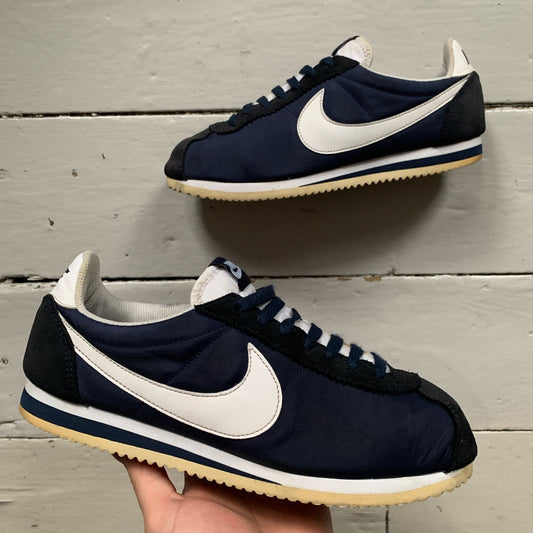 Nike Cortez Navy and White (UK 7)