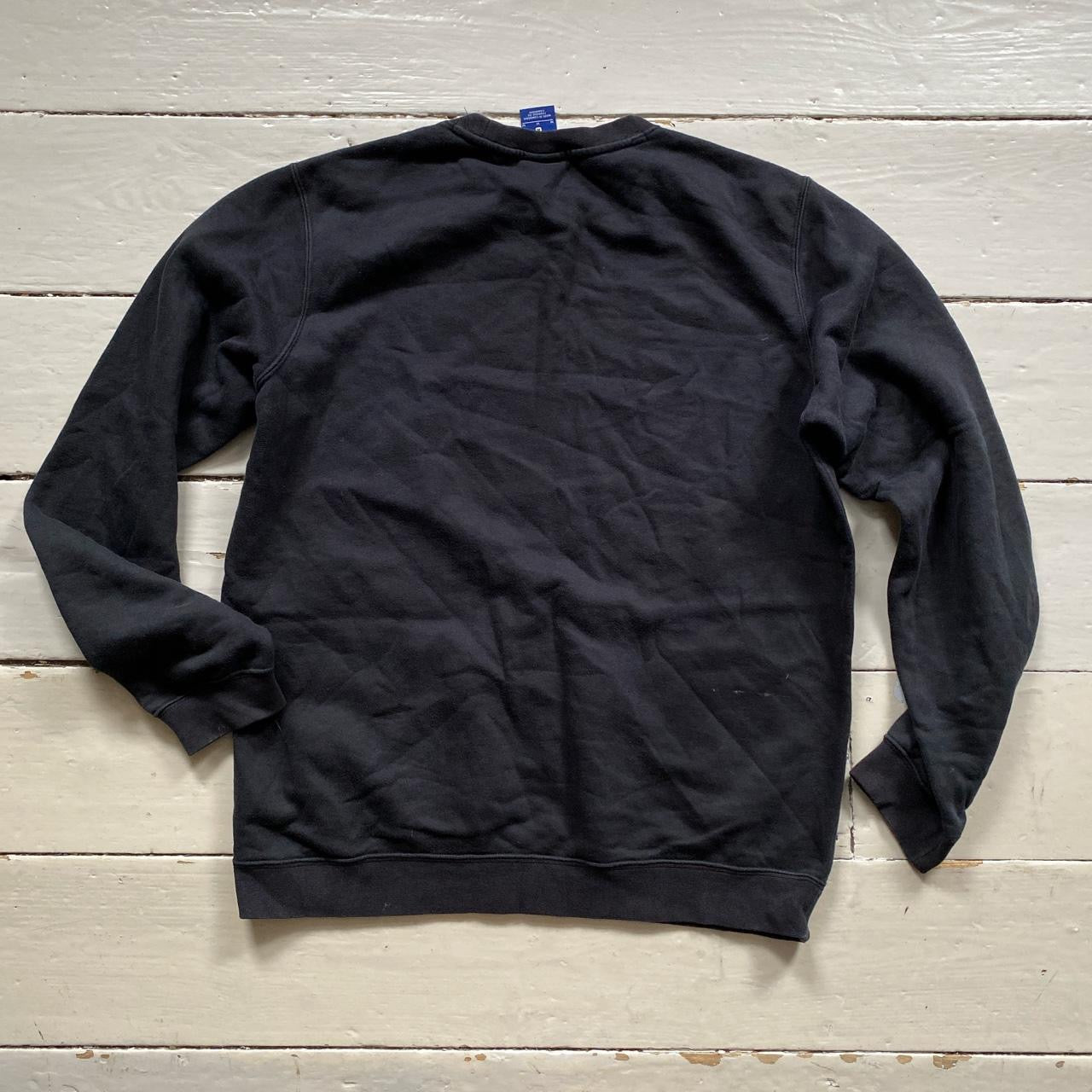 Nike Swoosh Black Jumper (Medium)