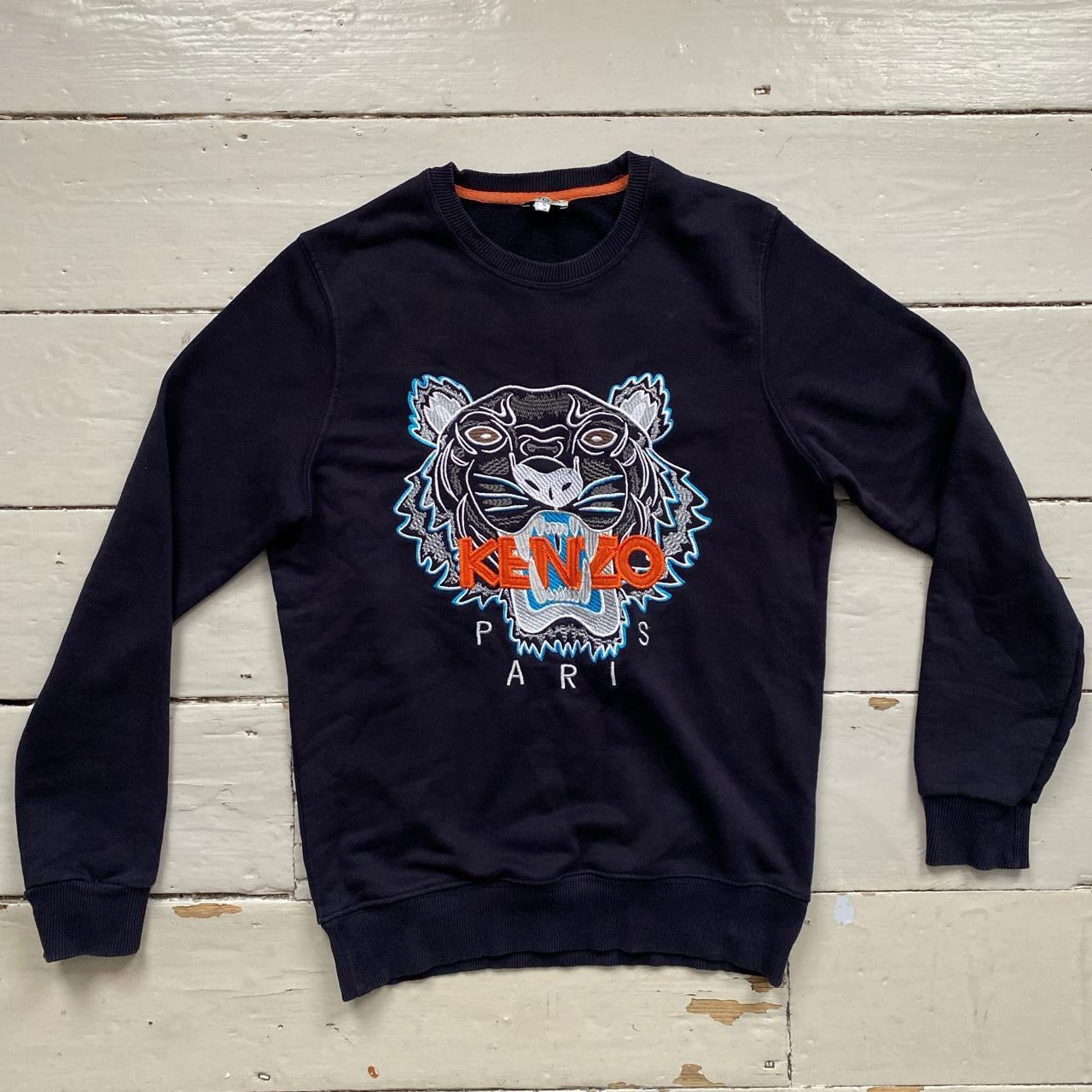 Kenzo Tiger Navy Jumper (Small)