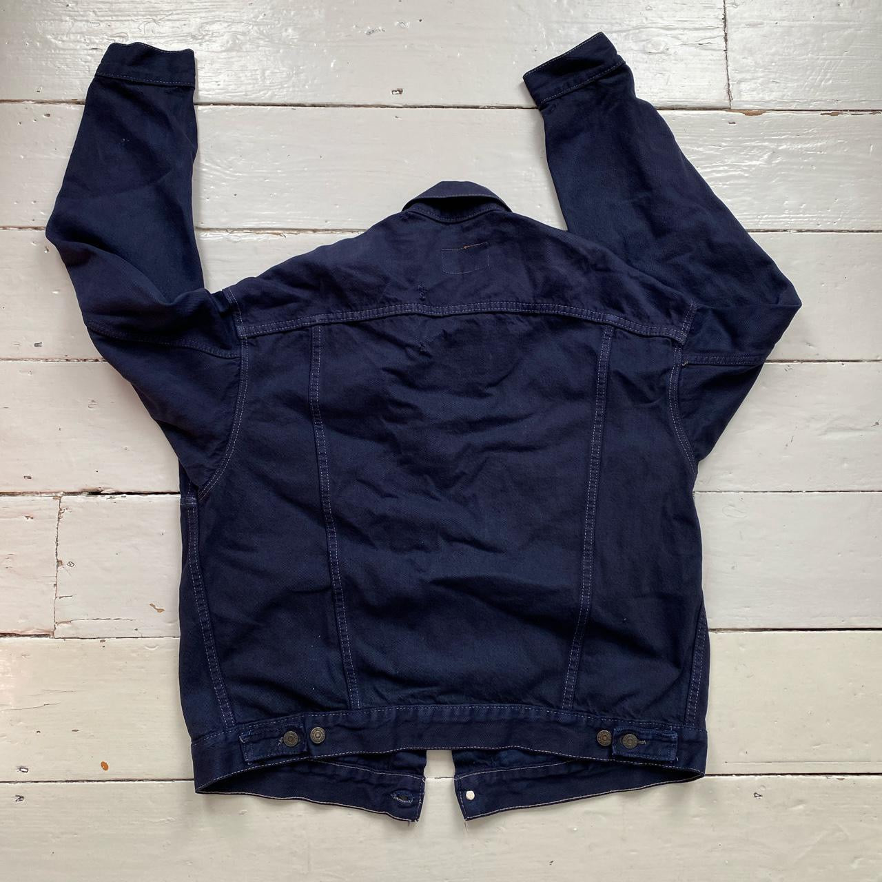 Levis Vintage 70507 Navy Denim Jacket (Large)